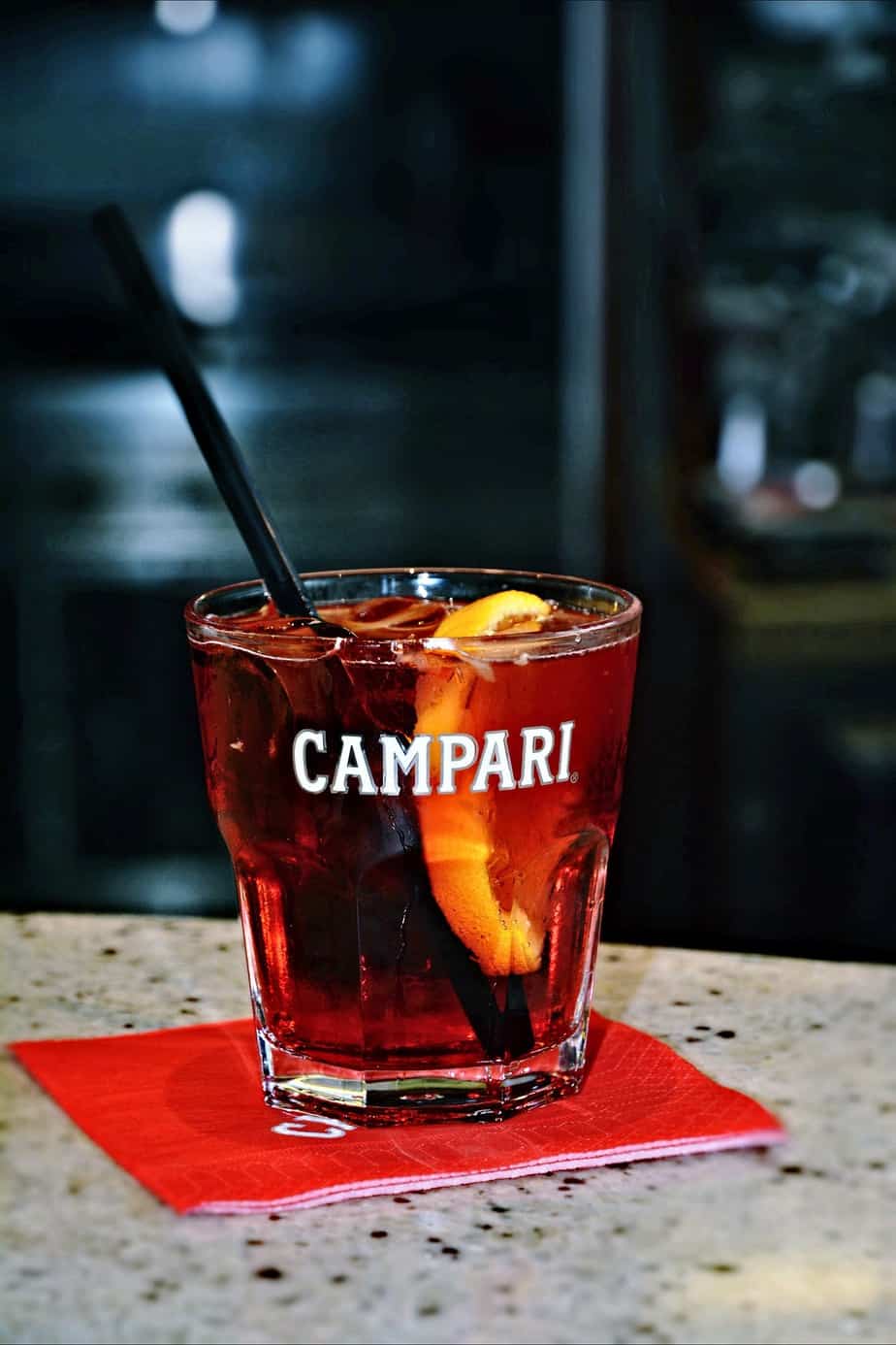 campari drink in Milan Italy